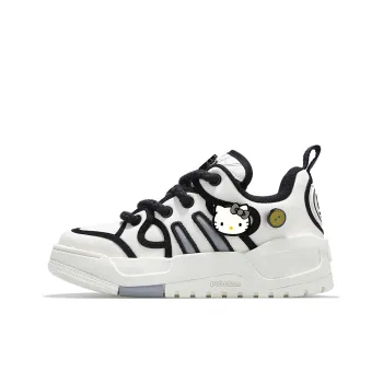 Hello Kitty x Palladium Low Top Skateboard Shoes Women's White Black Gray