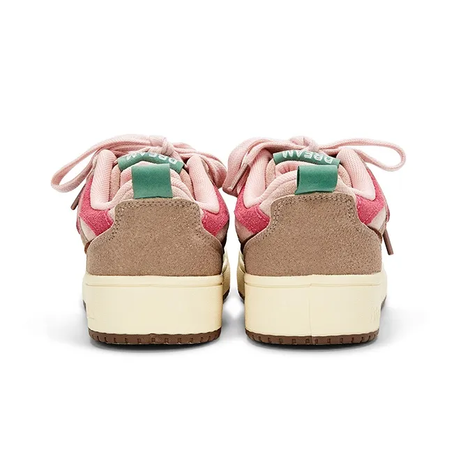 KARLIE KELLER Skateboard Shoes Women's Low Top Green Pink-4