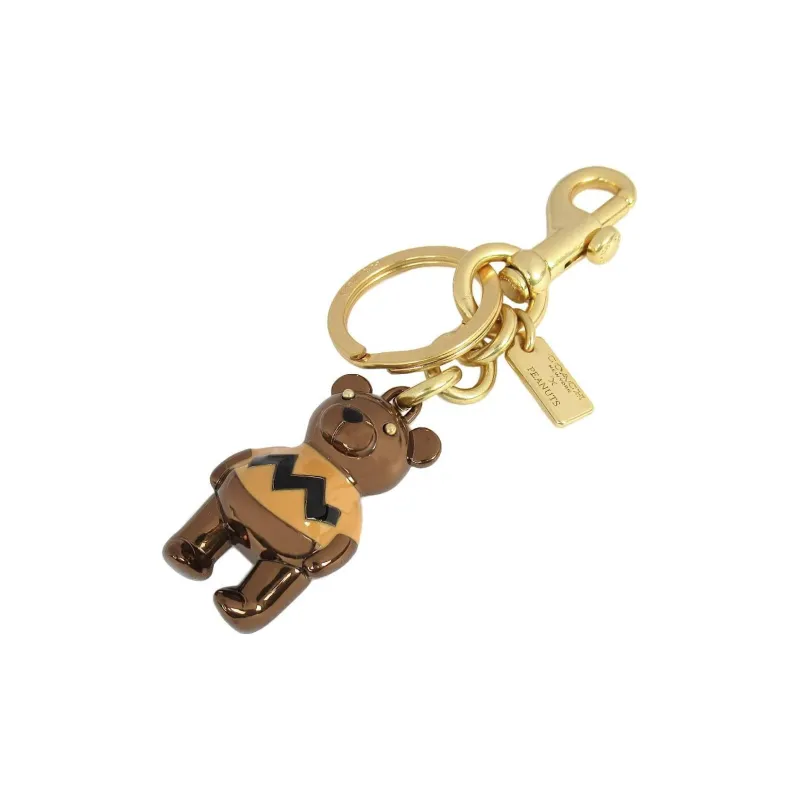 COACH X Peanuts Collaboration Metal Bag Accessory Unisex Multicolor-3
