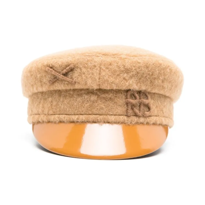 RUSLAN BAGINSKIY Berets Women's Mustard Yellow-1