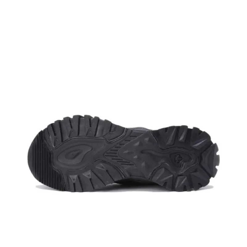 DESCENTE Cushioning Wear Resistant Low Top Running Shoes Unisex Black-4
