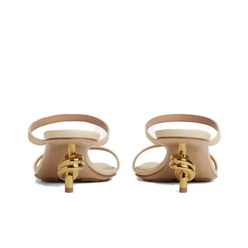 Bottega Veneta Knot Detailed Mules Women's-4