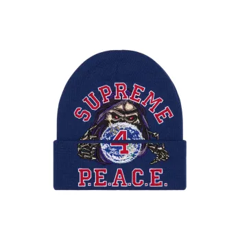 Supreme Peace Embroidered Beanie