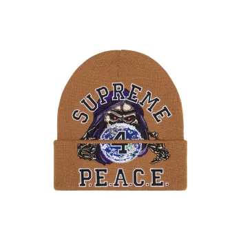 Supreme Peace Embroidered Beanie