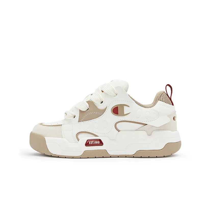 Champion Low Top Skateboard Shoes Women's Coffee Brown-0
