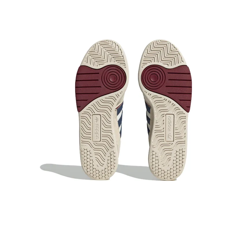 Adidas Originals Courtic Low Top Skateboard Shoes Unisex Beige Blue Red-3