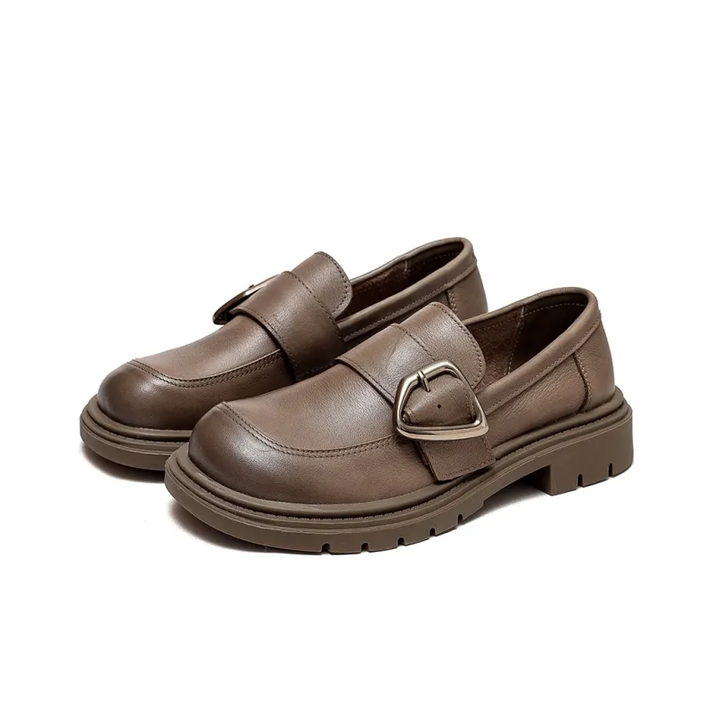 Jay Loafers Women's Low Top Khaki/Black/Brown-6