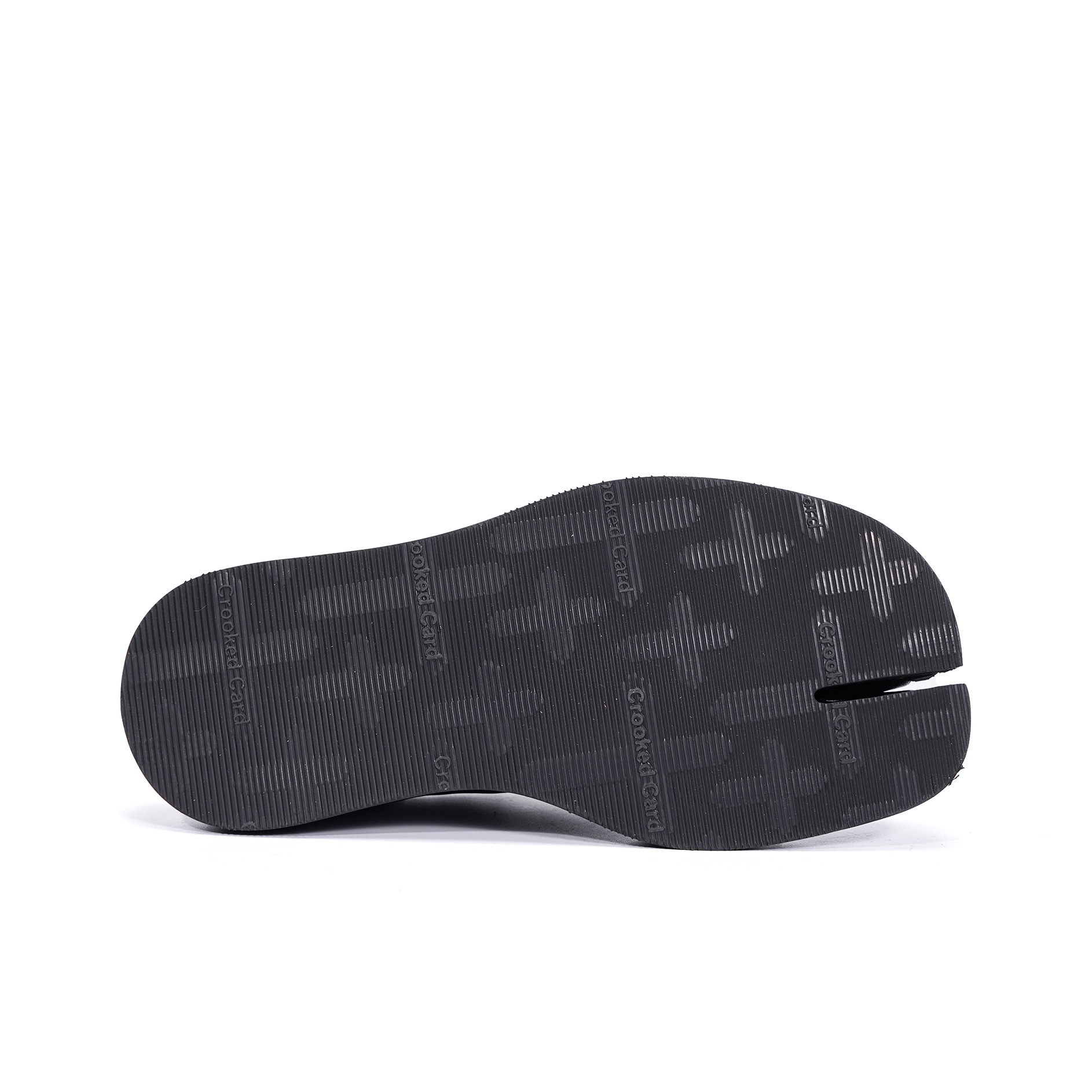 CROOKED CARD Skateboard Shoes Unisex Low-Top Black/Brown