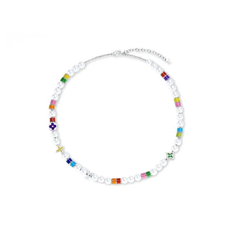 LOUIS VUITTON Metal, Resin Necklaces Men's Multicolor-1