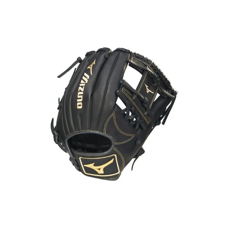 Mizuno Baseball Gloves Catcher's Glove Top Grain Cow Leather Unisex Black Coffee-1