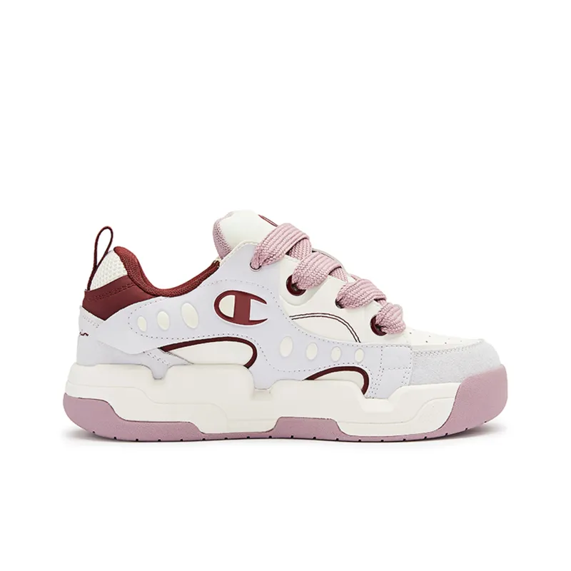 Champion Low Top Skateboard Shoes Women's Light Purple-1