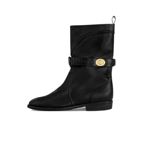 LOUIS VUITTON Ankle Boots Women's Black