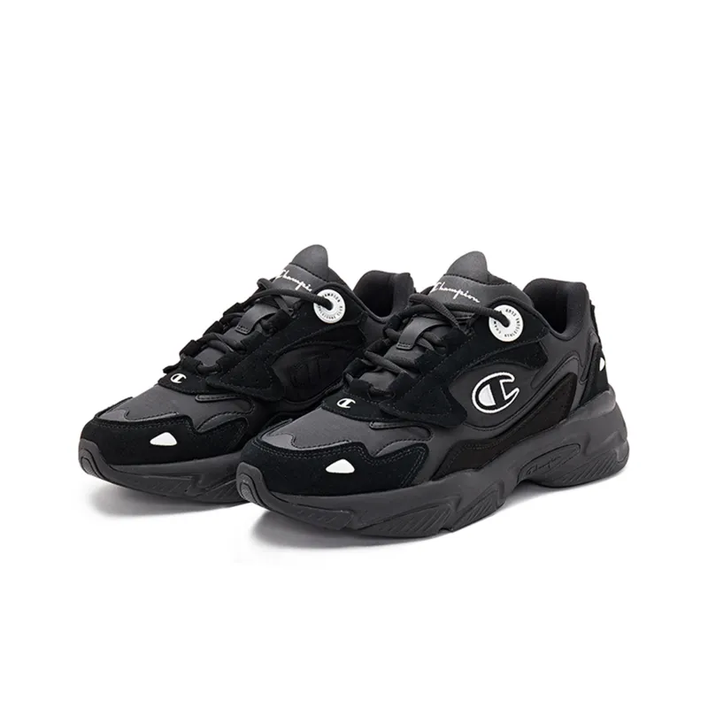 Champion Low Top Chunky Sneakers Men's Black-2