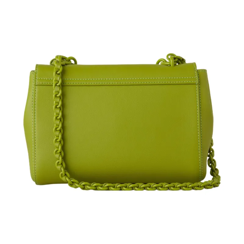Mulberry Lily Smooth Calfskin Crossbody Bag Shoulder Bag Women's Acid Green-2