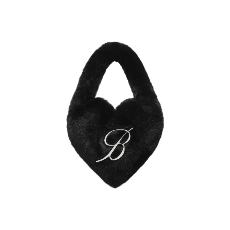 Blumarine Logo Plaque Heart Shape Shoulder Bag-0