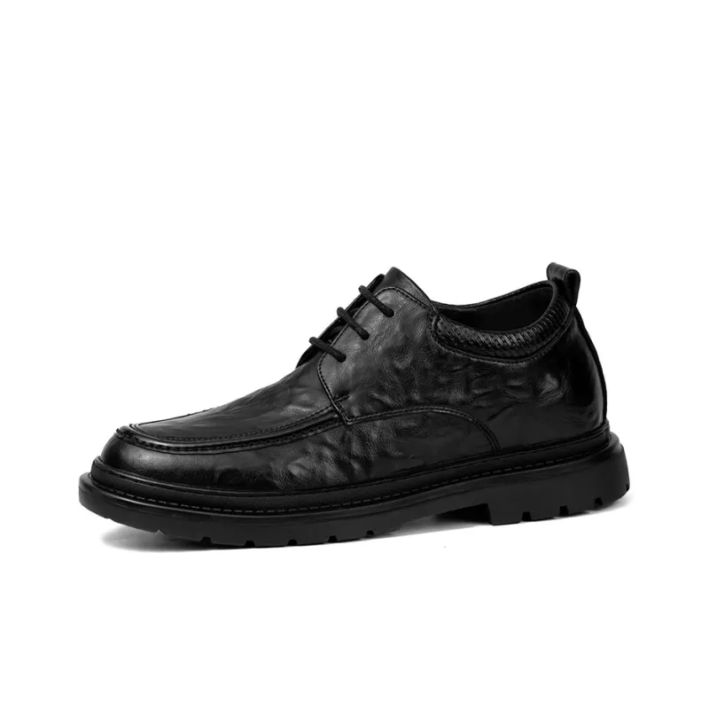 SULEGAO Dress Shoes Men's Black-0