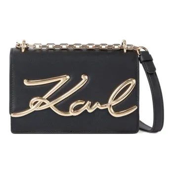 KARL LAGERFELD / Karl Lagerfeld Jeans Signature Leather Shoulder Bag