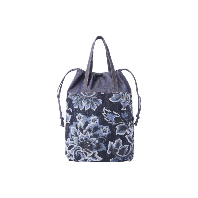 See By Chloe Cotton With Polyester Handbag Trumpets Women's Blue-1