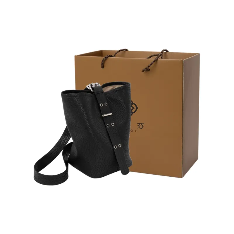 VENOF Cow Leather Premium Small Batch Women's One Shoulder Crossbody Tote Women's Stone Gray-17