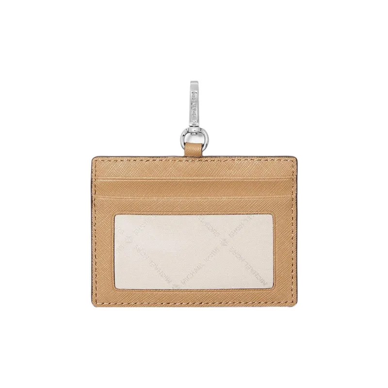 MICHAEL KORS Jet Set Travel Saffiano Leather Card Holder Men's Camel-1