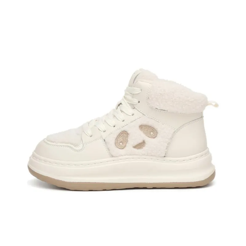 15 MINS High Top Skateboard Shoes 4cm Women's-4