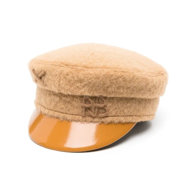 RUSLAN BAGINSKIY Berets Women's Mustard Yellow-0