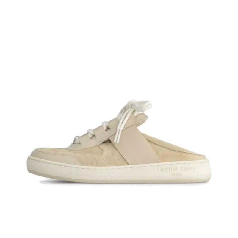 LOUIS VUITTON Lous Rubber Sole Closed Toe Slippers Women's Umber-0