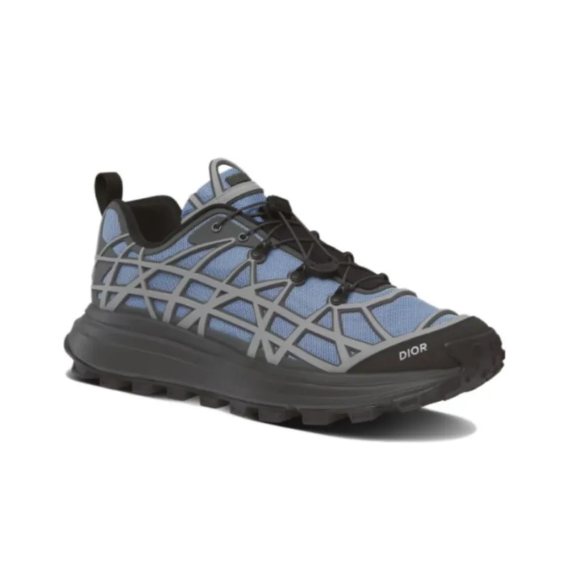 DIOR B31 Low Top Casual Shoes Men's Blue-3