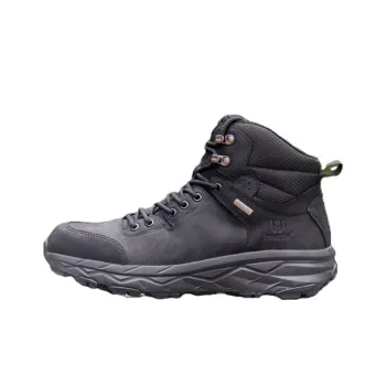 HIWALK Mid Top Outdoor Shoes Men's Black