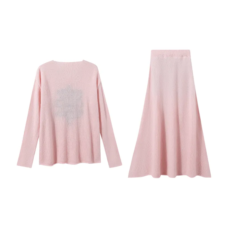 Adeworn Two Piece Skirt Sets Women's-1
