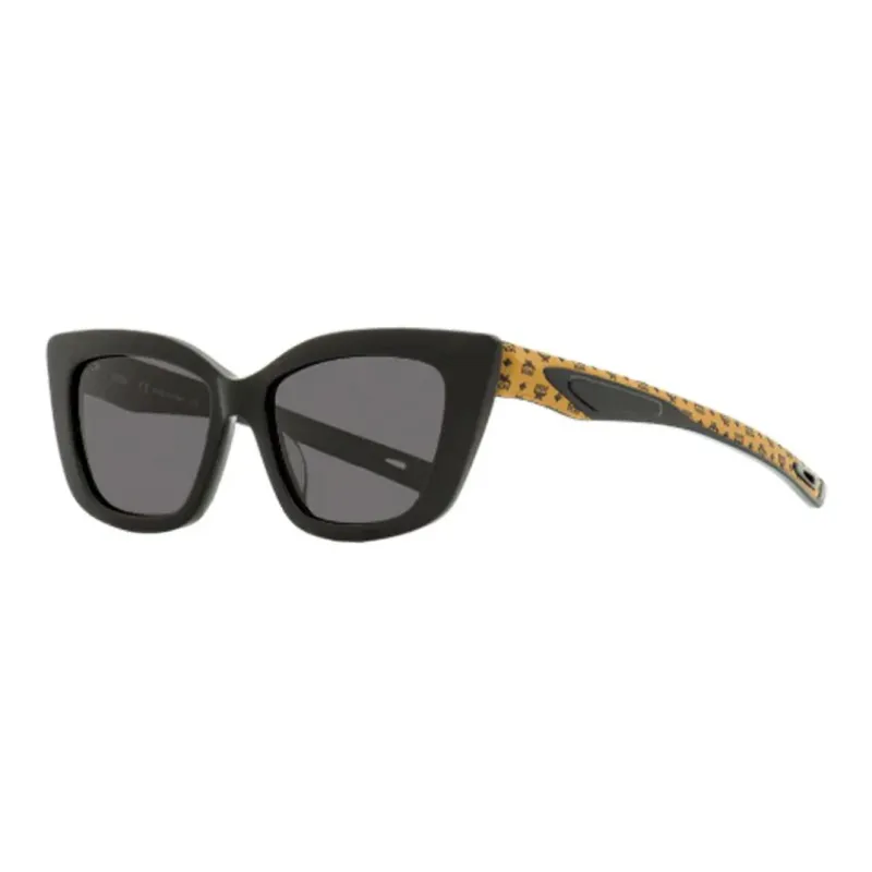 MCM Acetate Irregular Shape Sunglasses Women's Black-0