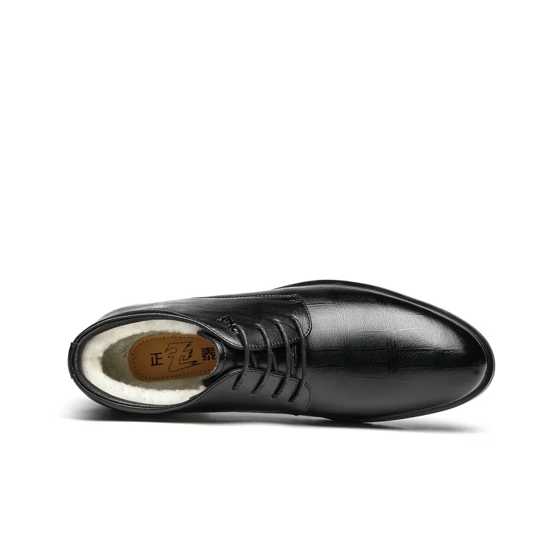CHINT Dress Shoes Men Mid Top Black/Brown-2