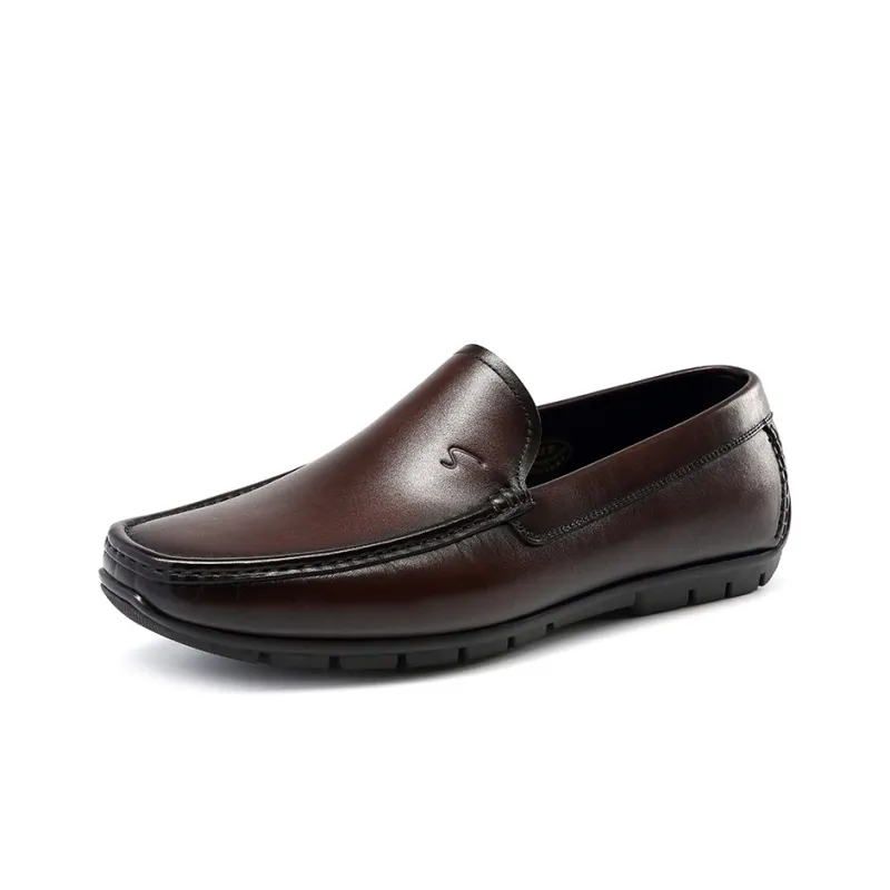 Satchi Loafers 1.5CM Men's Coffee-1