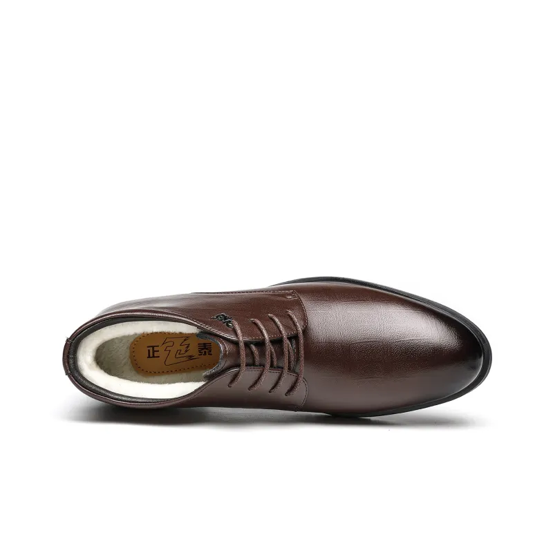 CHINT Dress Shoes Men Mid Top Black/Brown-7