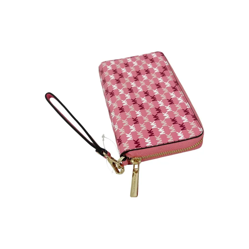 MICHAEL KORS Jet Set Travel Pure Vegan Leather Wallet Regular Women's Rose Pink-1