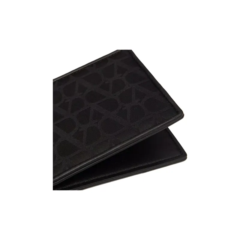 Valentino Toile Iconographe Jacquard Bi Fold Wallet-4