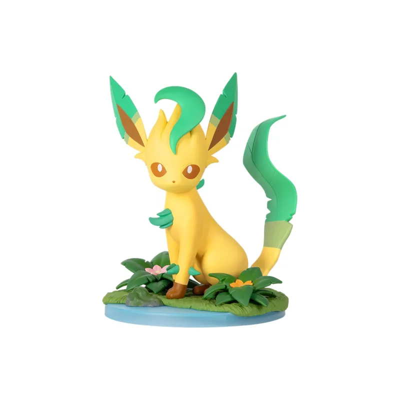 POKEMON Playful Funism Ice Eevee & Leaf Eevee Scale Figures 17cm-2