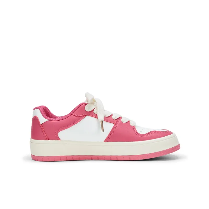 KARLIE KELLER Skateboard Shoes Women's Low Top Strawberry Red-1