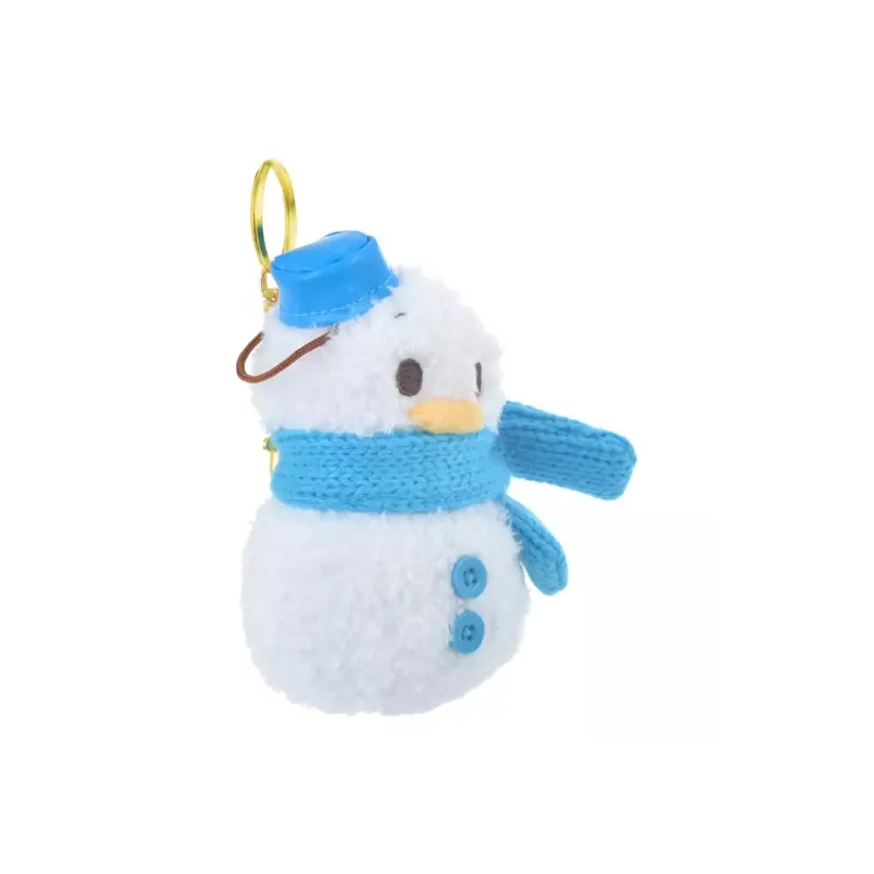 Disney Donald Duck Happy Snowman Collection Dolls Plush Pendant 11cm High-2
