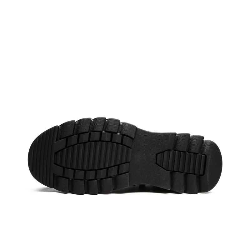 CHINT Men's Casual Shoes Men Low-Top Black-4