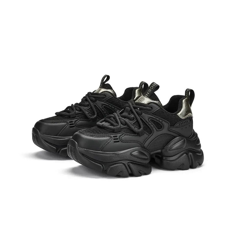 GEMEIQ Cushioning Abrasion Resistant Coverage Support Balance Low Top Chunky Sneakers 6.5cm Women's-1