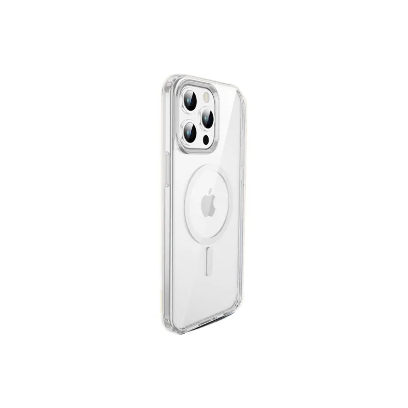 GAAOGKK Phone Cases Compatibility IPhone15/Pro/proma Transparent Air Cushion Impact Resistant Case With Magnetic Style-5