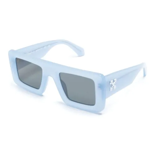 OFF-WHITE Seattle Sunglasses Blue OERI069C99PLA0014007