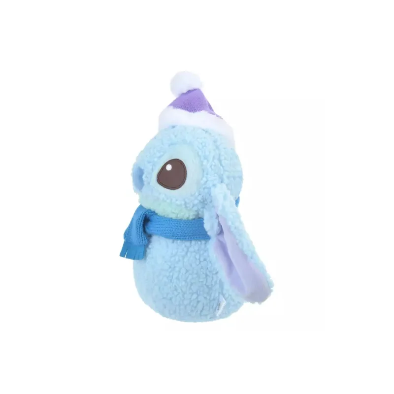 Disney 2023 Winter Duffy And Friends Snowman Series Stitch Dolls Plush Doll 25cm High-1