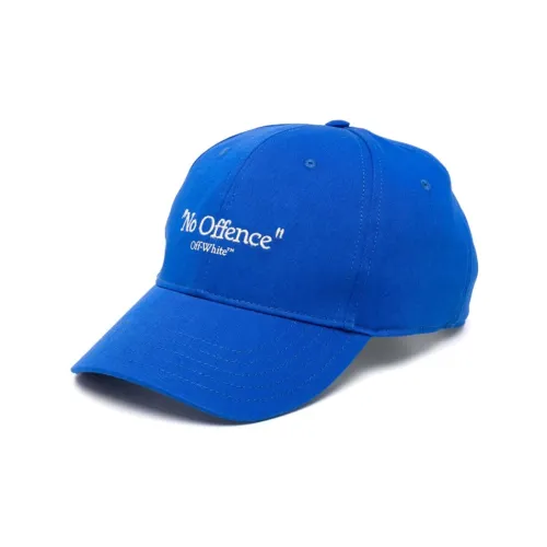 OFF WHITE Cotton Baseball Caps Men's Blue