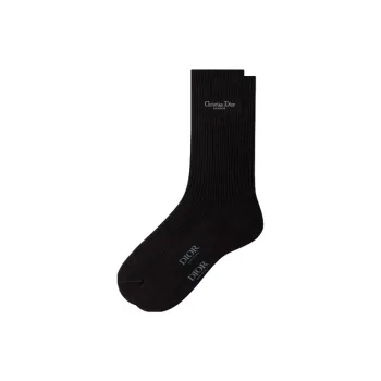 DIOR Mid Calf Socks Men's 1 Pack Black