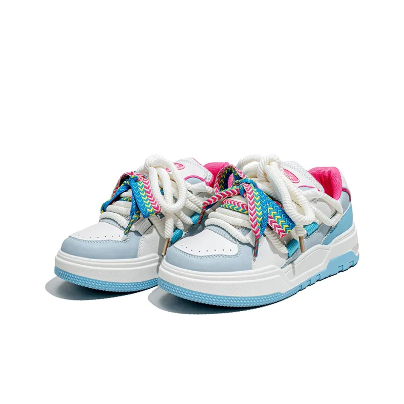 La Chapelle Height Increasing Low-Top Skateboard Shoes Women's-3