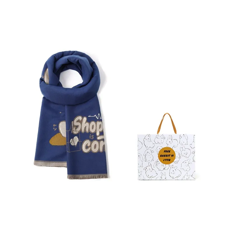 FREE RABBITⅡ Knit Scarves Unisex-5