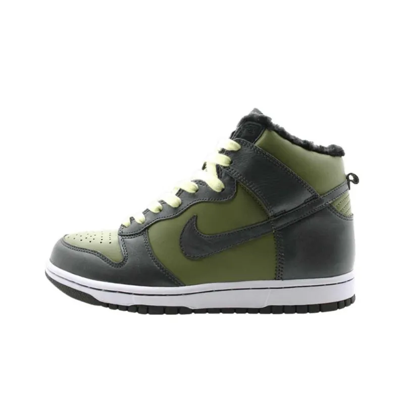 Nike Dunk Hi 'Pilgrim Dark Army White' Women's-0