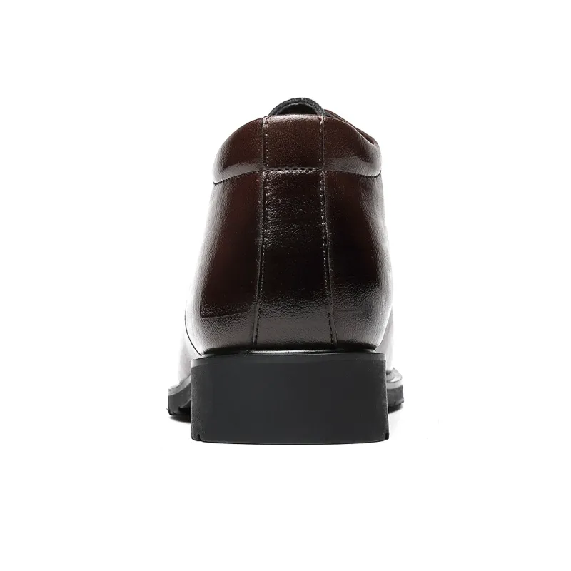 CHINT Dress Shoes Men Mid Top Black/Brown-8